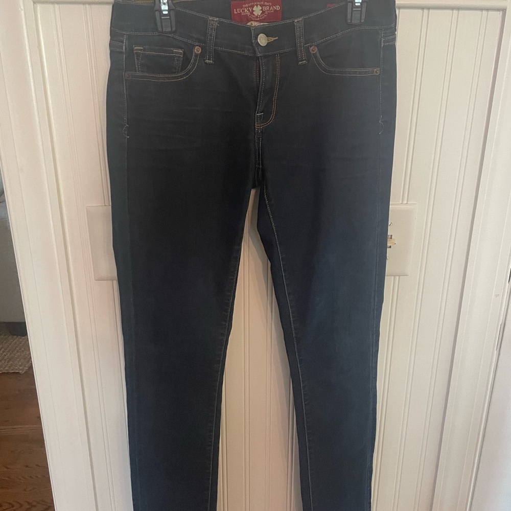 Lucky Brand darkwashed skinny jeans